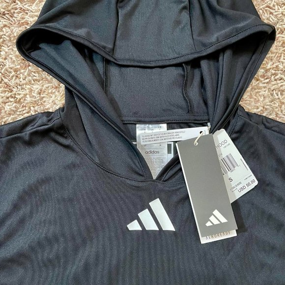 NWT Adidas Men’s Program Long Sleeve Training Pullover Hoodie Shirt, Size S - Picture 4 of 8
